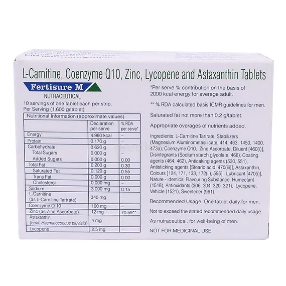 fertisure m tablet 10's